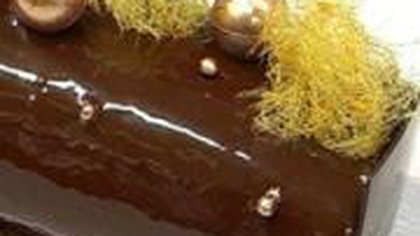 Bûche roulée chocolat-caramel