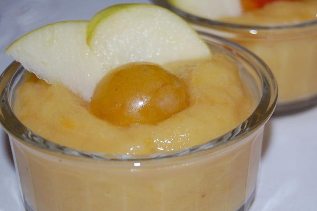 Compote de pommes et de mirabelles