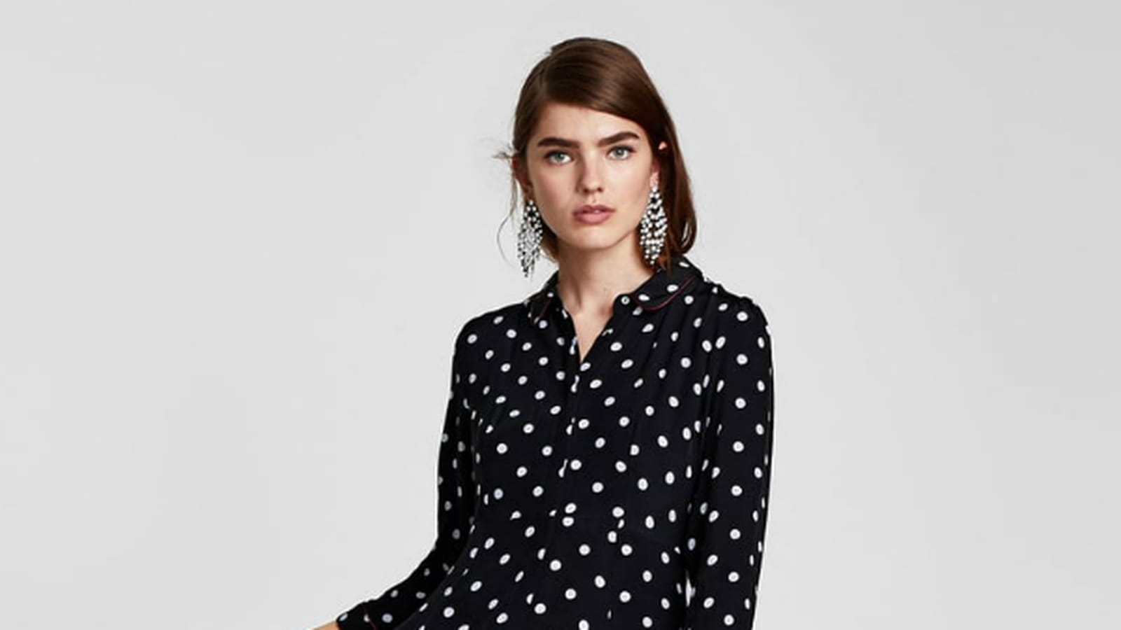 Robe à pois 
