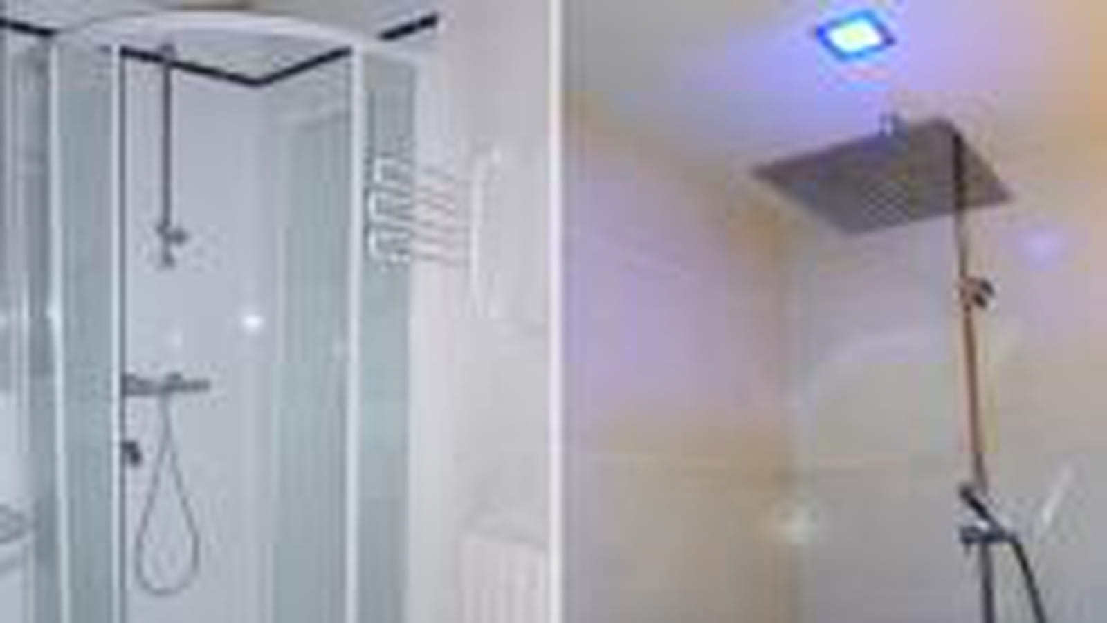 Avant-après : douche