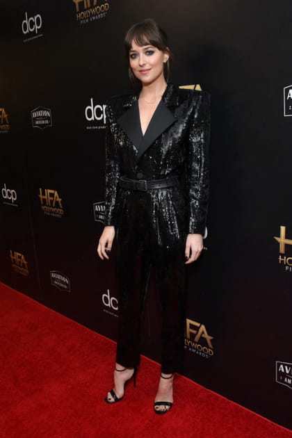 TOP&nbsp;: Dakota Johnson en combinaison Saint Laurent