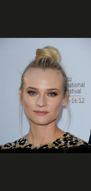 Le chignon bun de Diane Kruger