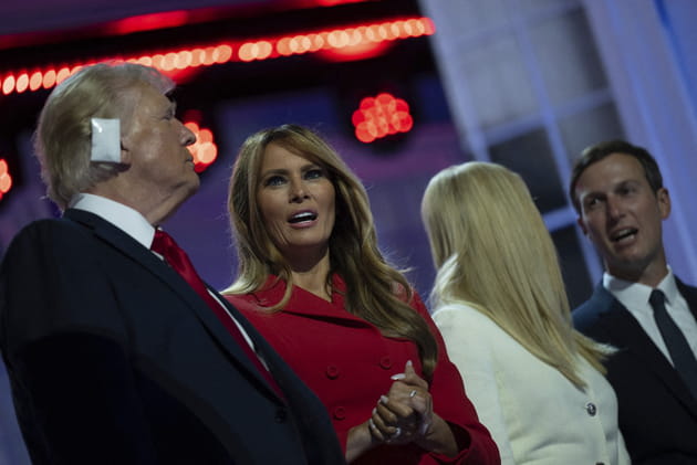 Melania Trump aupr&egrave;s de Donald &agrave; la convention r&eacute;publicaine