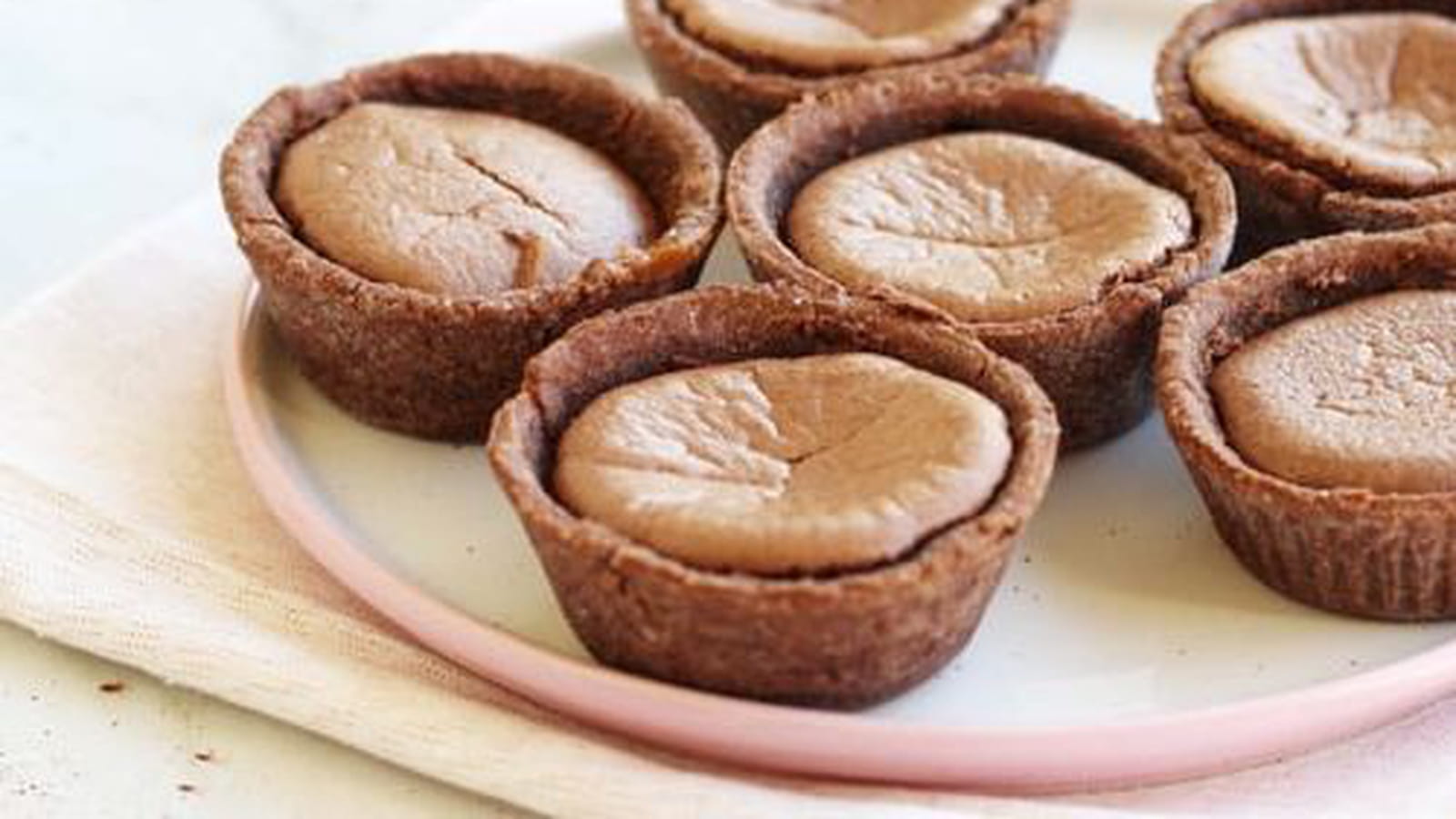 Tartelette au chocolat façon cheesecake