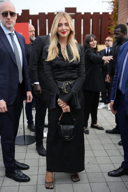 Chiara Ferragni au d&eacute;fil&eacute; Tod's