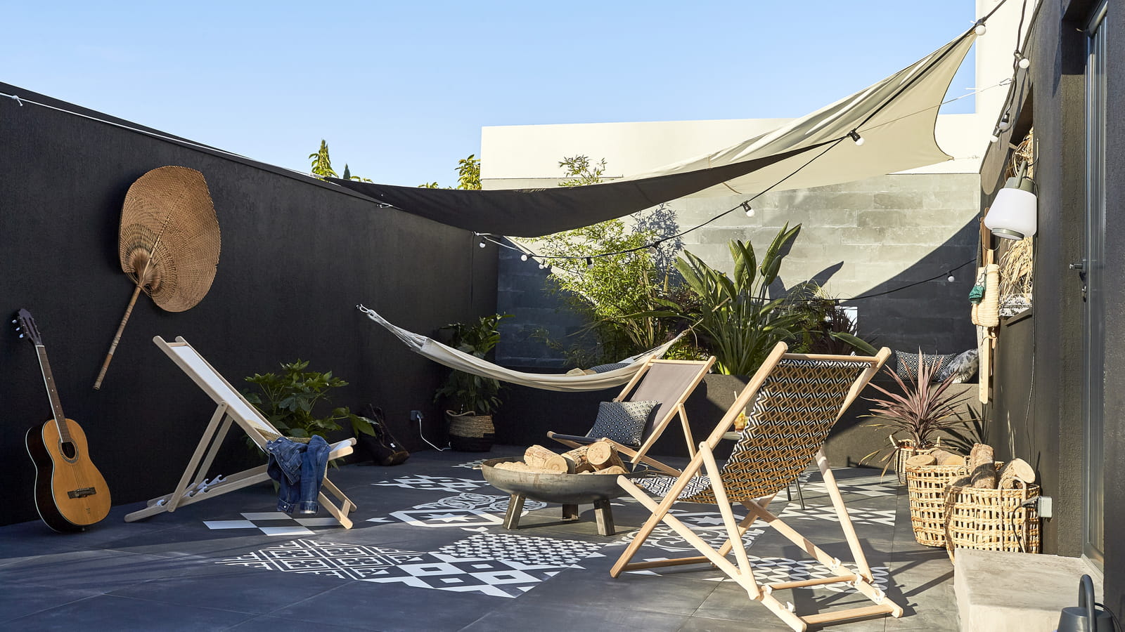 Terrasse sombre