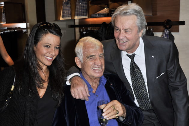 Barbara Gandolfi, Jean-Paul Belmondo et Alain Delon