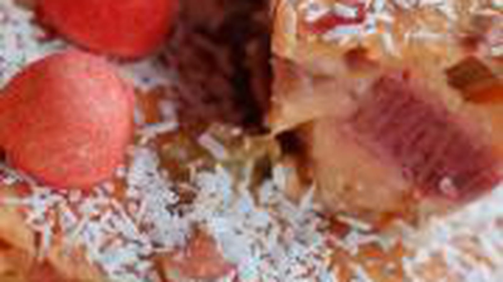 Clafoutis rhubarbe, coco et tagada