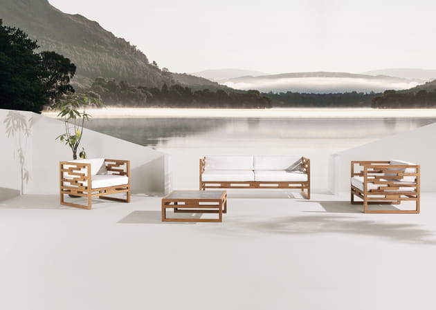 Salon de jardin Kontiki chez Emu