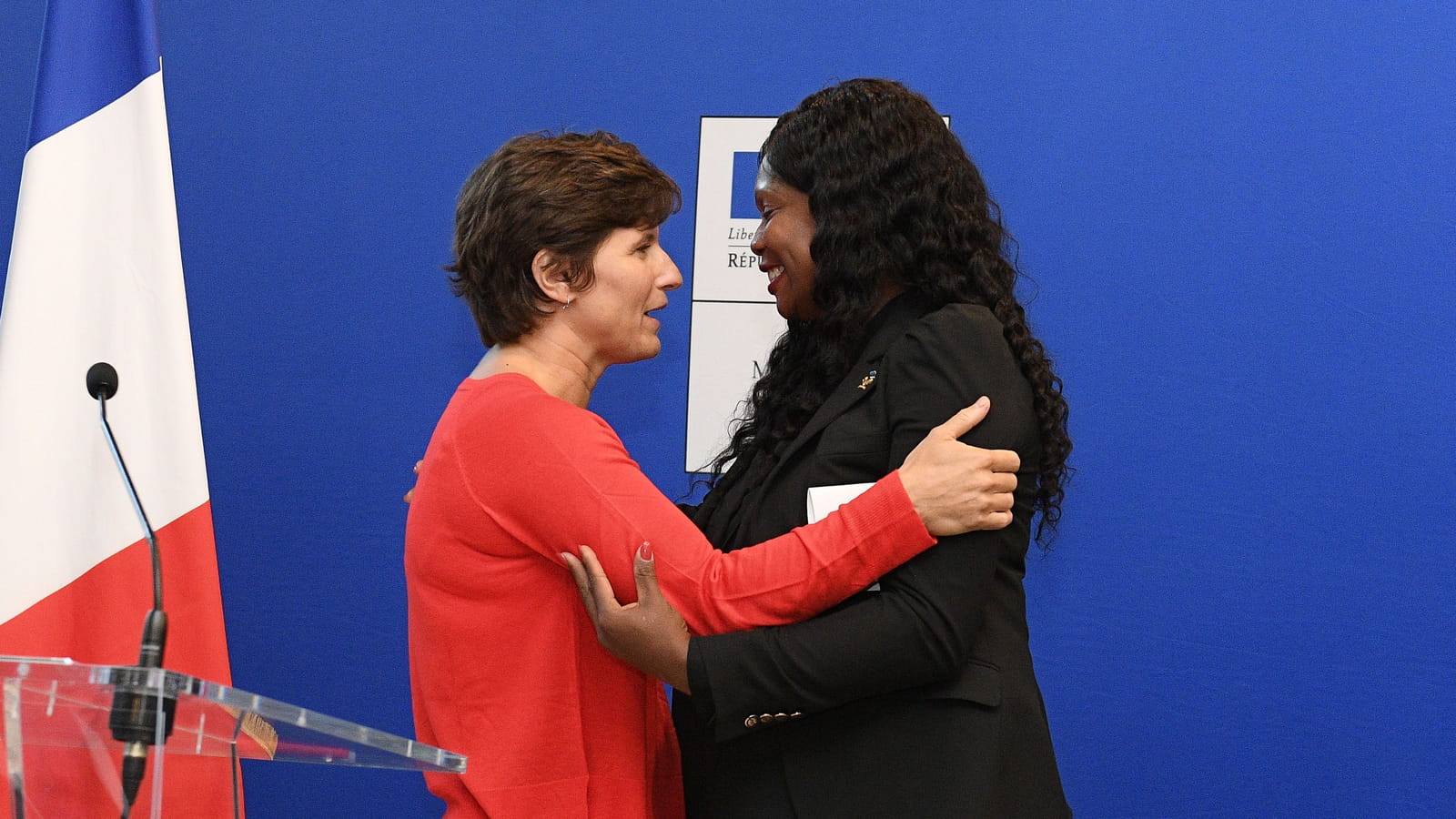 Laura Flessel et Roxana Maracineanu