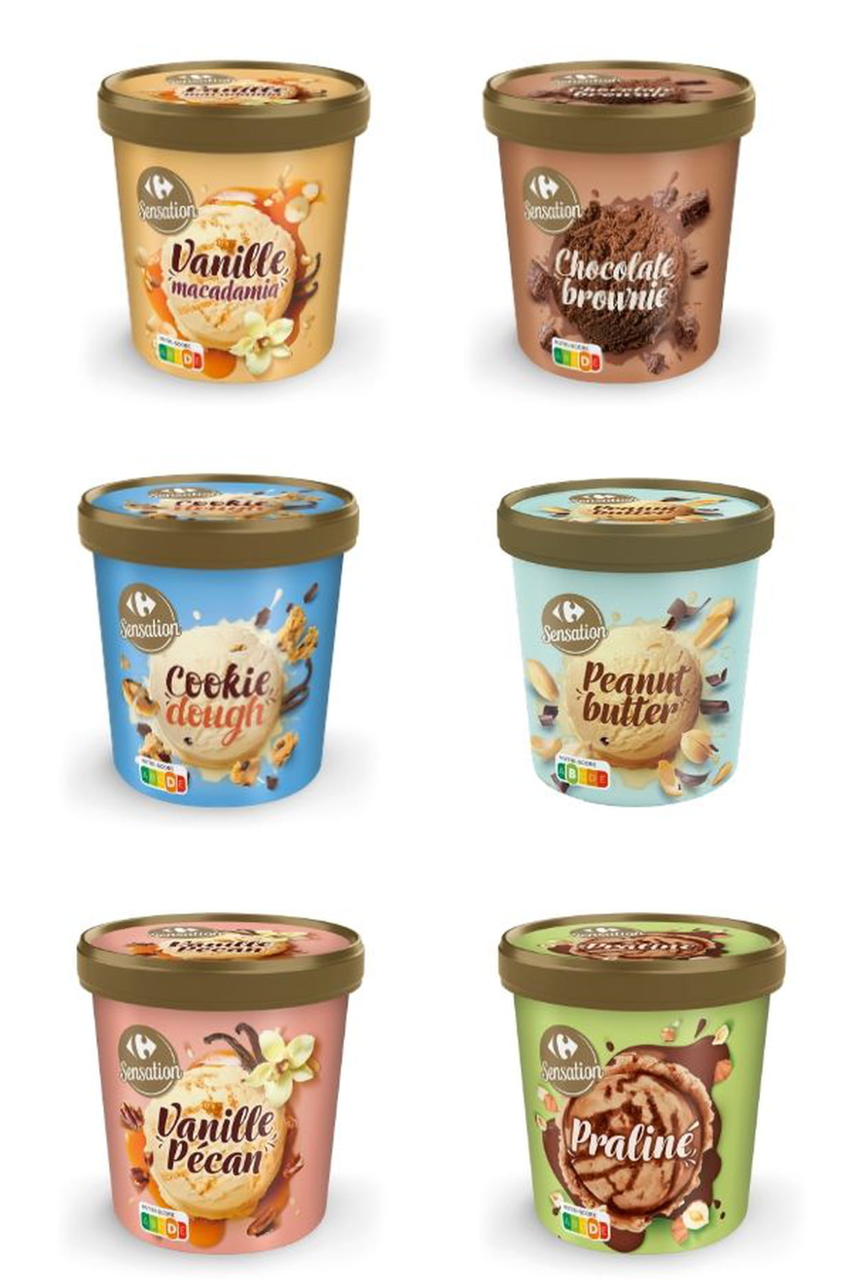 Cremes Glacees Carrefour Sensation