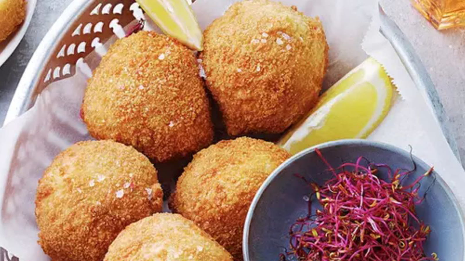 Croquettes de risotto aux artichauts et comté