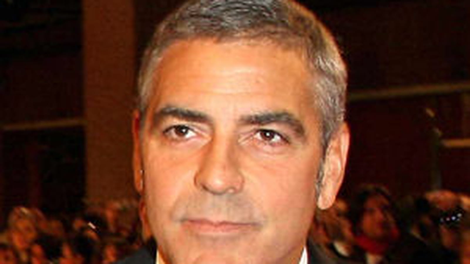 George Clooney, sans moustache