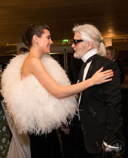 Charlotte Casiraghi et Karl Lagerfeld