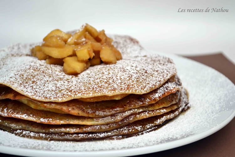 Recette De Gateau De Crepes Aux Pommes Caramelisees