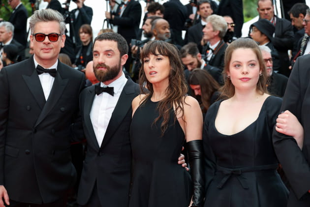 Benjamin Biolay, Guillaume Gouix, Juliette Armanet et Anna Biolay - Projection de "Indiana Jones et le cadran de la destin&eacute;e"