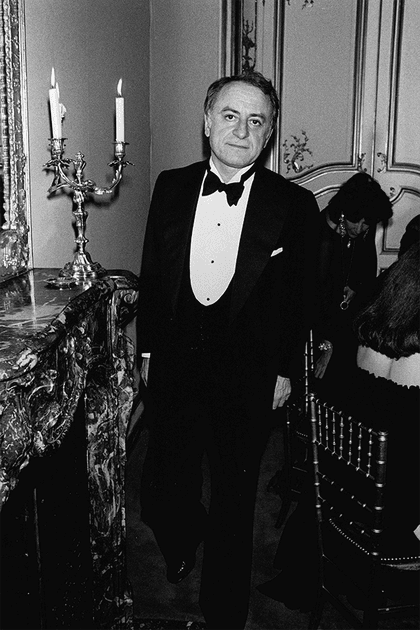 Pierre Berg&eacute; &agrave; Paris en 1978&nbsp;
