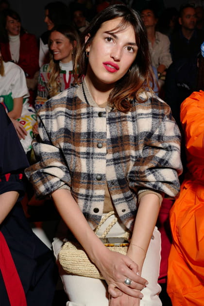 Jeanne Damas au d&eacute;fil&eacute; United Colors of Benetton