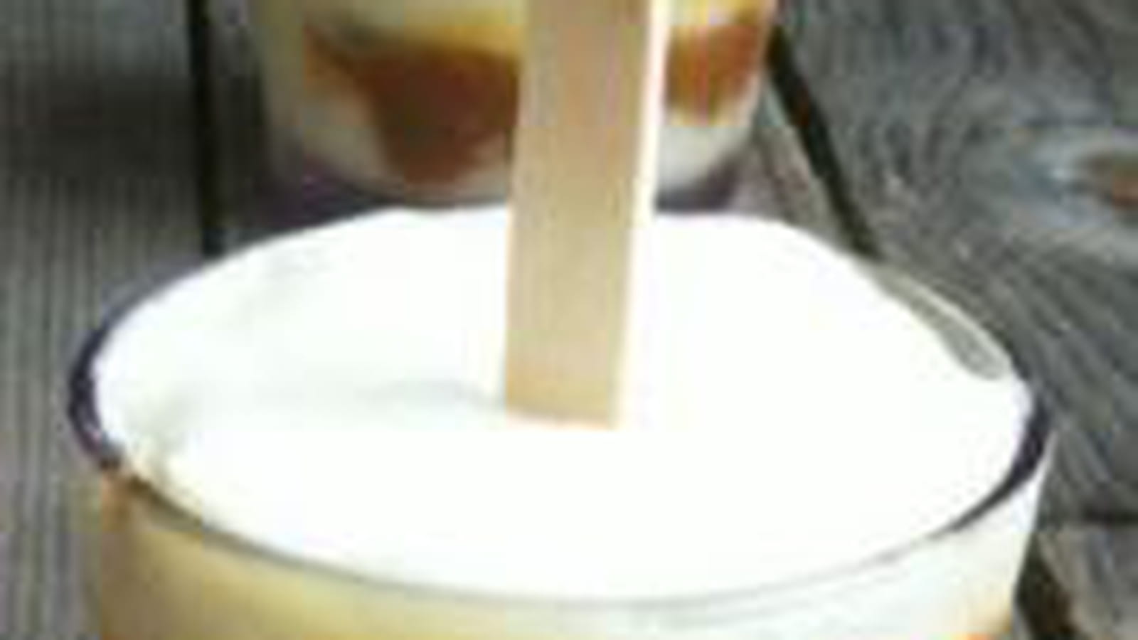 Fromage blanc givré