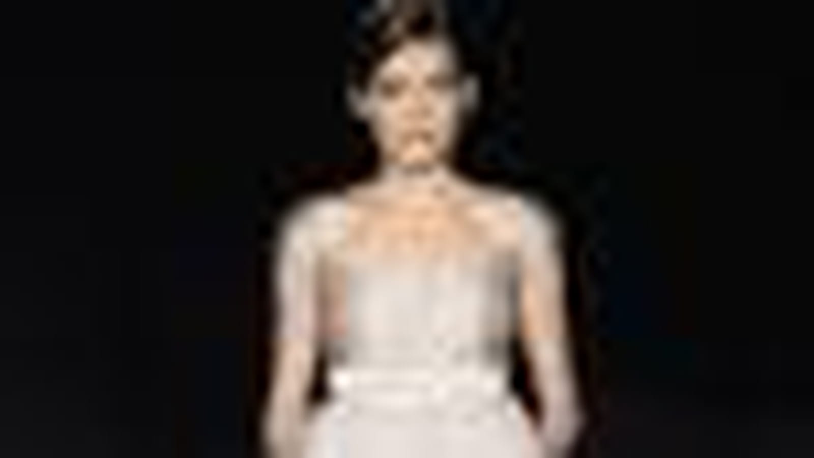 Robe blanche d'Escada