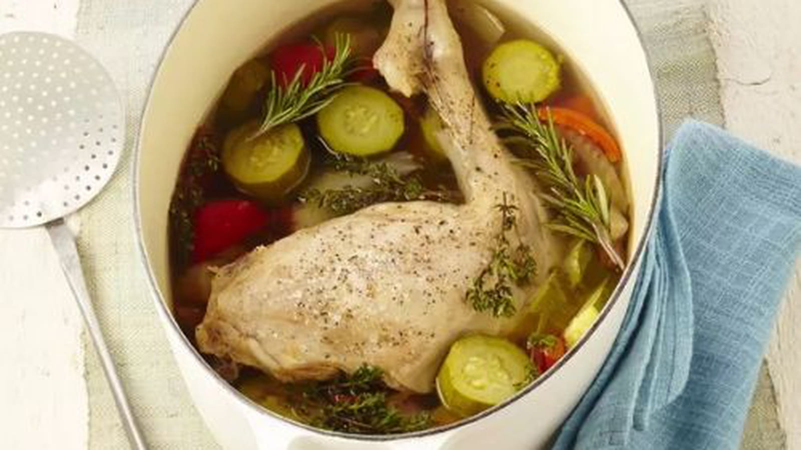 Gigot de chevreau en pot-au-feu