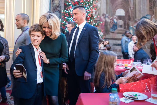 Emmanuel Macron et Brigitte Macron : Noël à l'Élysée