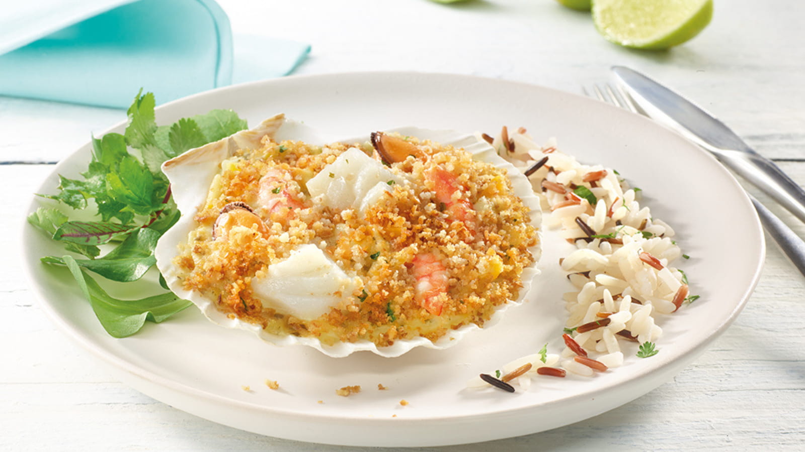 Les coquilles fruits de mer de Tipiak