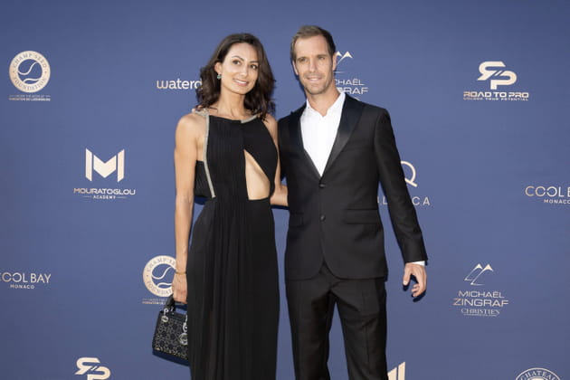 Le tennisman Richard Gasquet était avec sa compagne Clémentine au gala de Patrick Mouratoglou