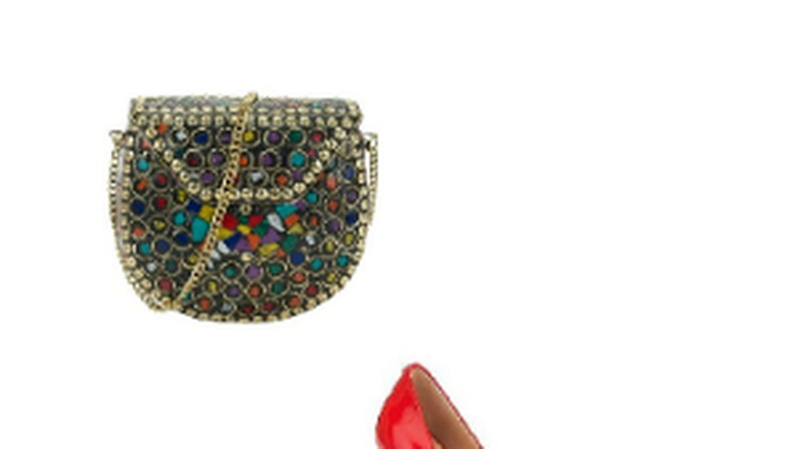 Pochette Parfois et escarpins "Guess