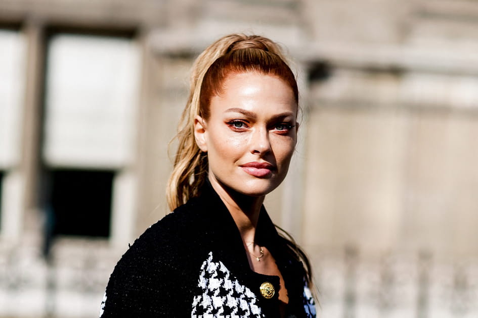 La queue-de-cheval haute de Caroline Receveur