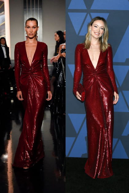 D&eacute;fil&eacute; Ralph Lauren automne 2019&nbsp;vs Olivia Wilde en 2019