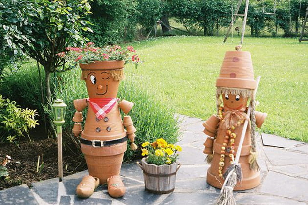 Des personnages-pots