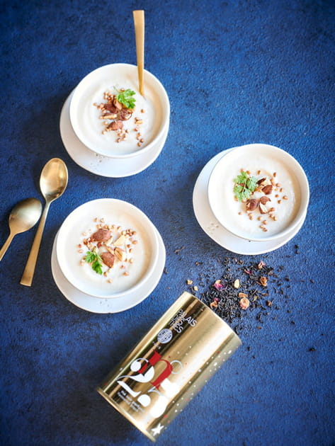 Cr&egrave;me de chou-fleur au Th&eacute; Noir N&deg;25&nbsp;Palais des Th&eacute;s