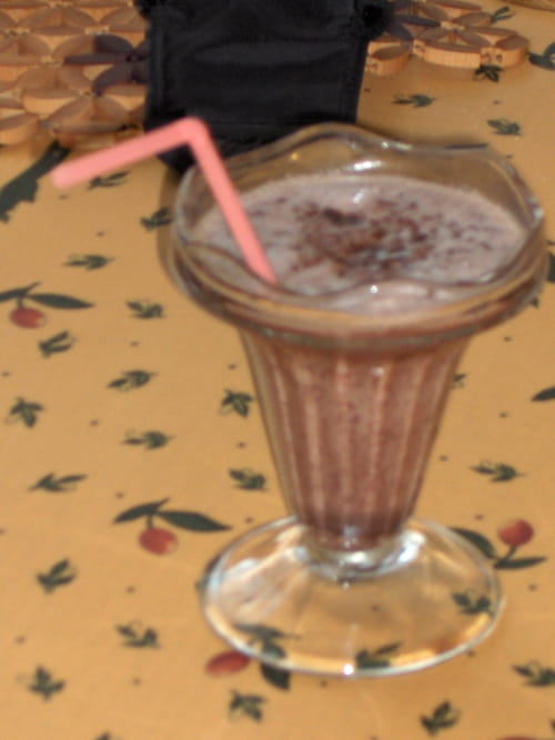 Milk-shake au chocolat