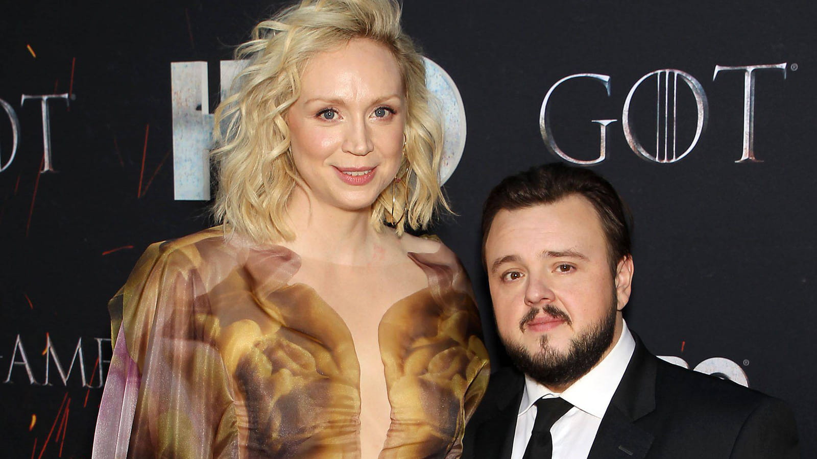 Gwendoline Christie et John Bradley 