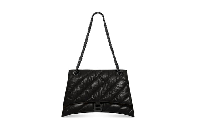 Sac &agrave; main en cuir froiss&eacute;