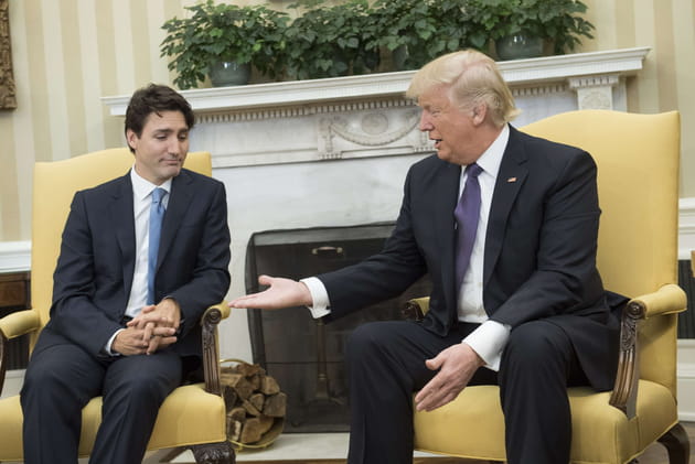Justin Trudeau, hésitant face à Donald Trump