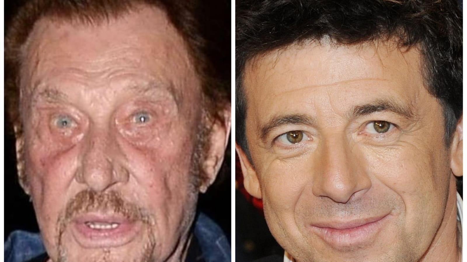 Johnny Hallyday et Patrick Bruel
