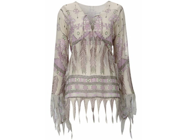 Blouse bohème à franges