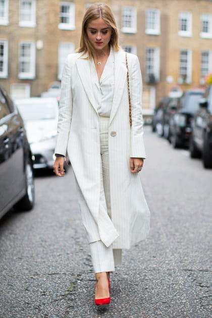 Le total look blanc
