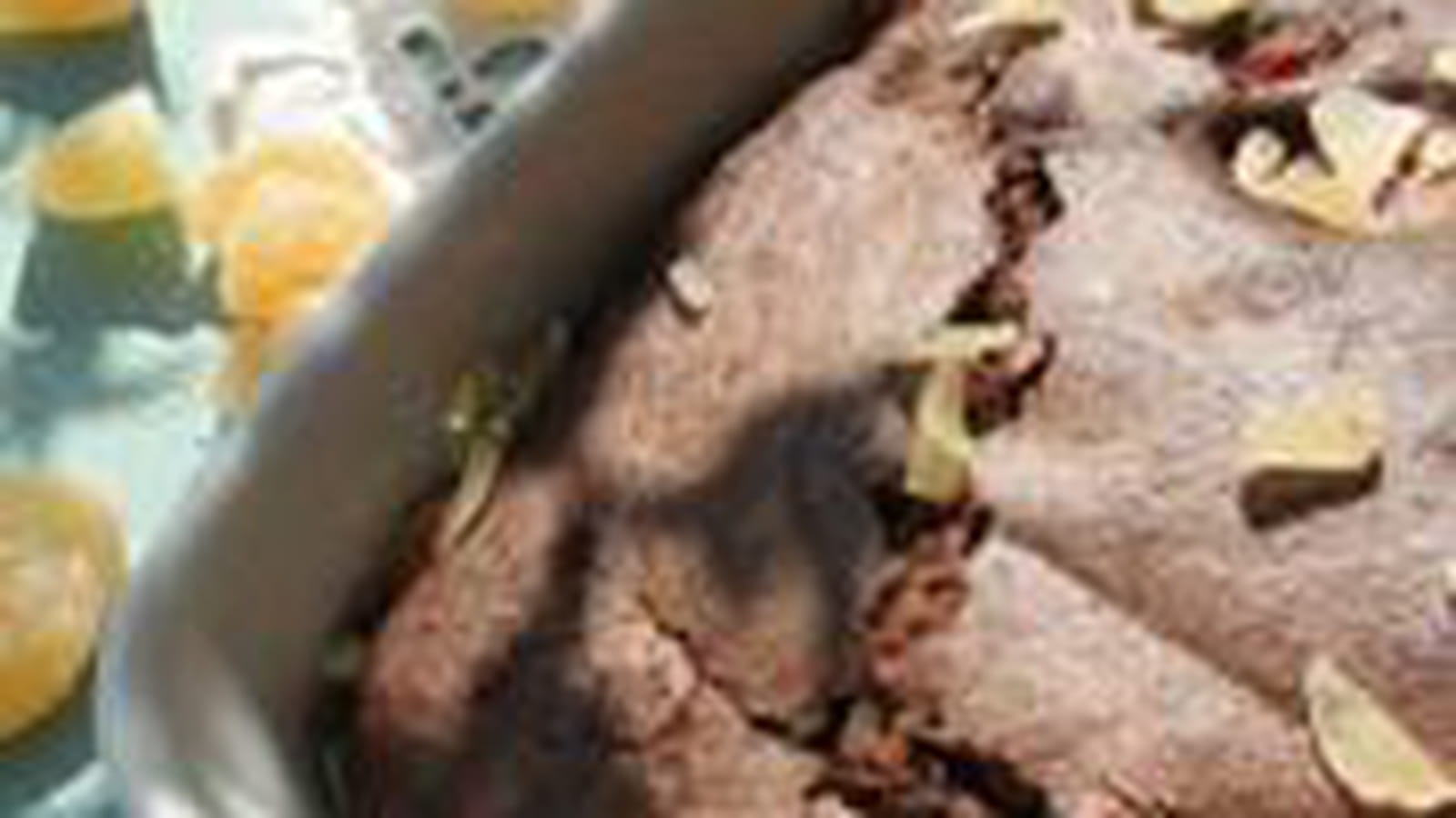 Brownies chocolat amandes gingembre