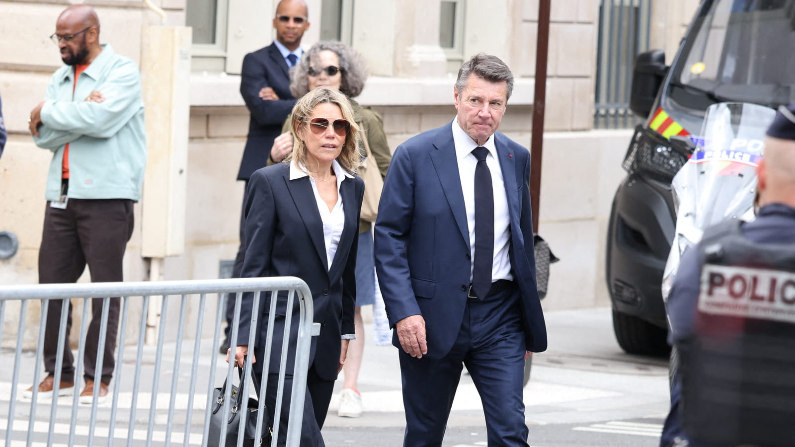 Christian Estrosi et Laura Tenoudji
