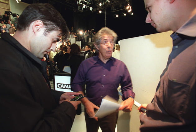 Philippe Gildas en 2002, après l'éviction de Pierre Lescure de Canal +