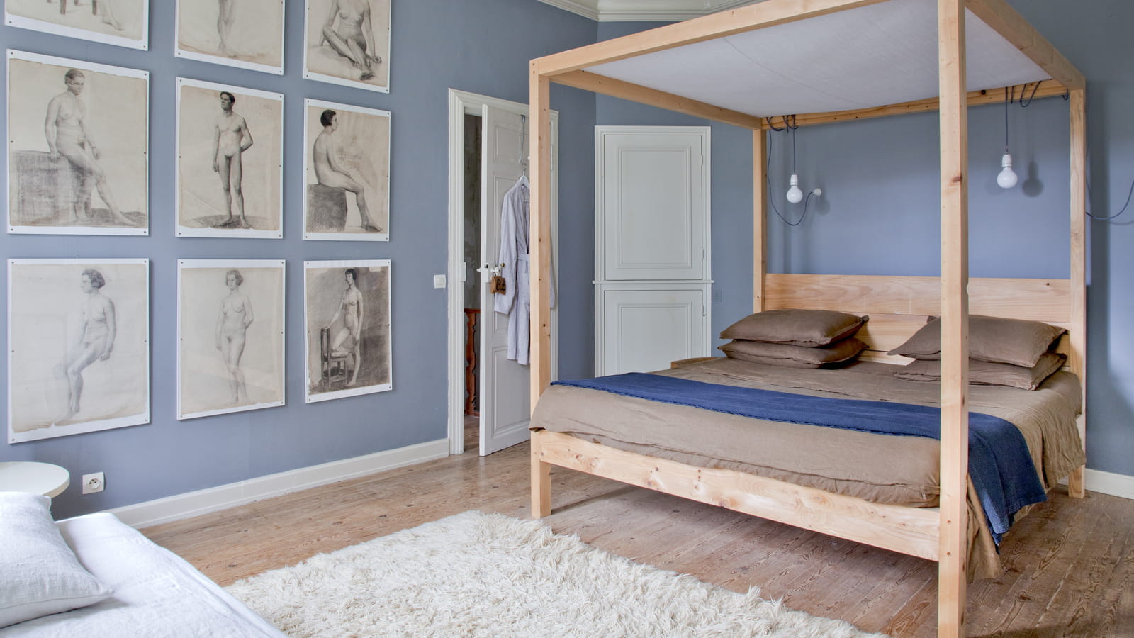 Chambre bleue