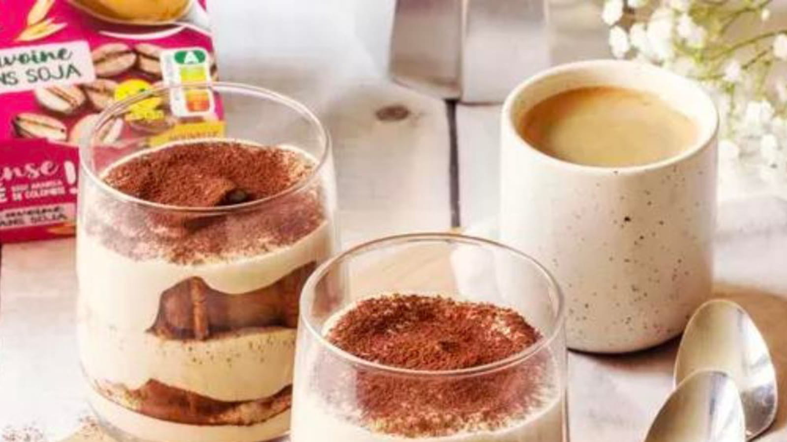 Tiramisu café spéculoos vegan