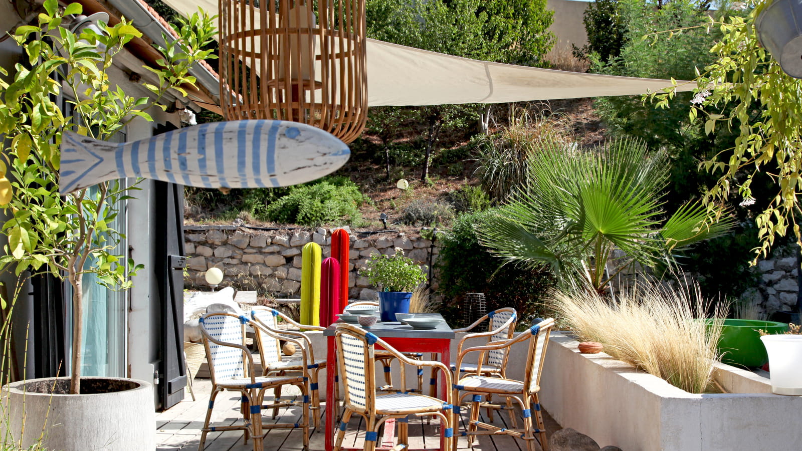 Salle à manger d'été