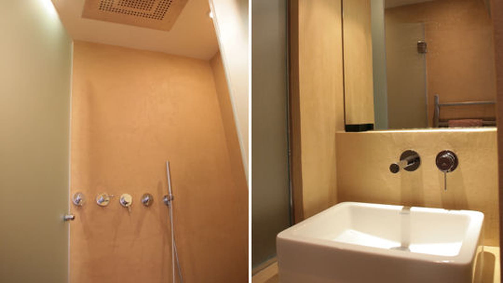 La salle de douche