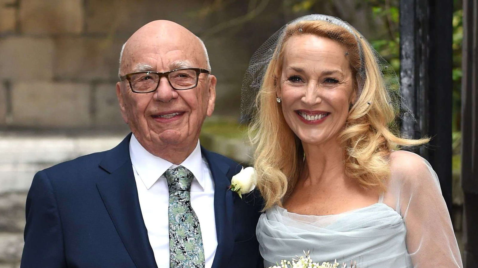 Rupert Murdoch et Jerry Hall 