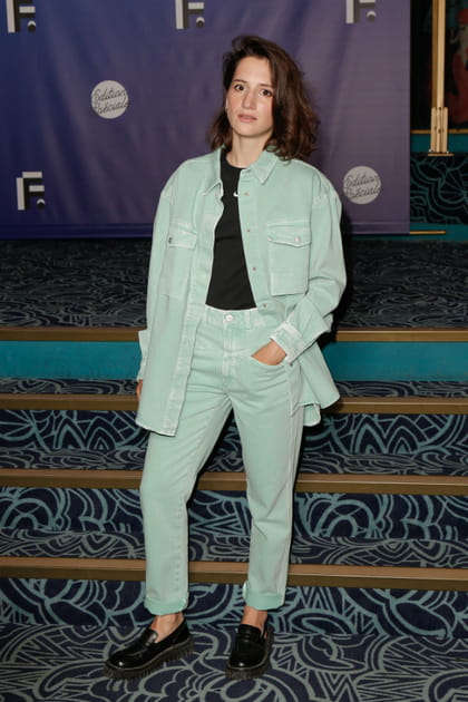 TOP : Aloïse Sauvage en costume velours