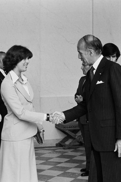 Valéry Giscard d'Estaing et Caroline de Monaco